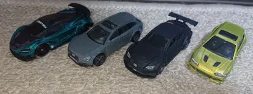 핫휠 미니카 4대 세트