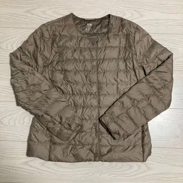 [새상품급] UNIQLO 울트라 라이트 다운 자켓 베이지 M