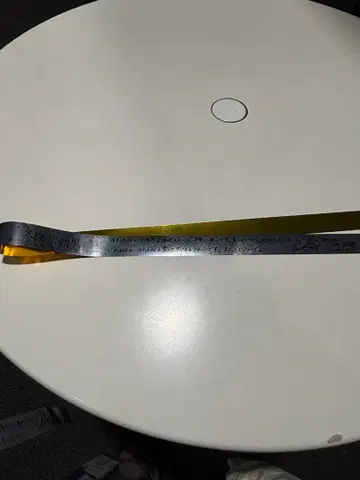 2일차 버전 쿠보 시오리 졸업 콘서트 은색 테이프