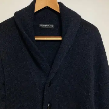 TOMORROWLAND tricot 네이비 네이비 컬러 싸개 버튼 가디건