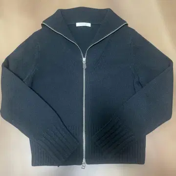 MACPHEE 니트 스웨터 블루종 블랙 tomorrow rand