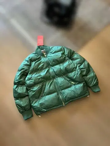 Eddie Bauer 그린 다운 자켓