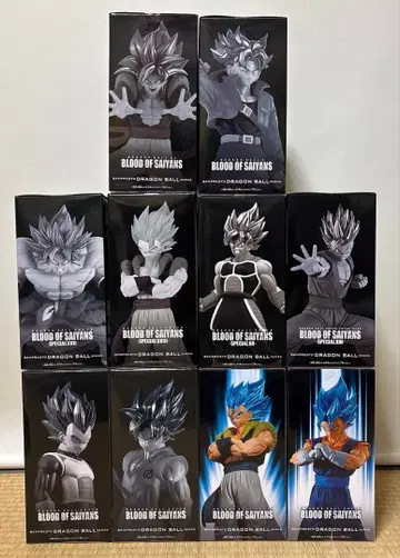 드래곤볼 BLOOD OF SAIYANS 피규어 10종 세트