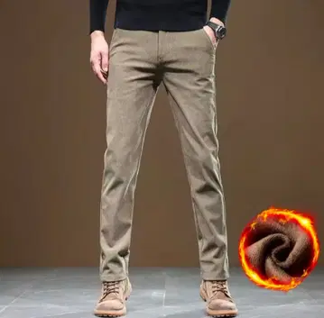 [팔로우 할인 있음] 속기모 그레이 데님 와이드 울트라 웜 방한 청바지