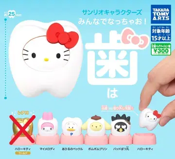 총 5종 노멀 컴프 세트 [산리오 캐릭터즈 모두 함께 되자! 치아]