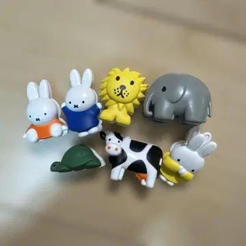 미피 동물 캡슐 토이 7개 세트