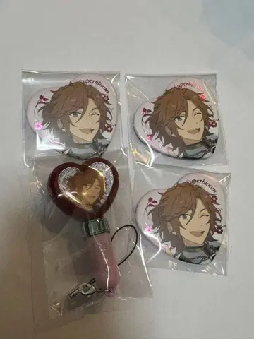 앙스타 미케지마 마다라 스타포니 캔뱃지 미니 응원봉