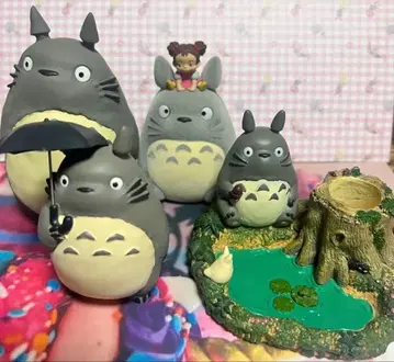 토토로 디오라마 도장꽂이 피규어 세트
