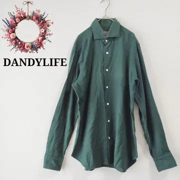 코튼 캐시미어 댄디 라이프 긴팔 셔츠 컬러 셔츠 캐주얼 42