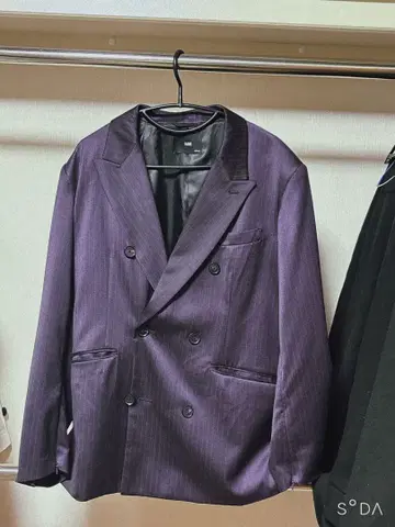 HARE 퍼플 테일러드 자켓