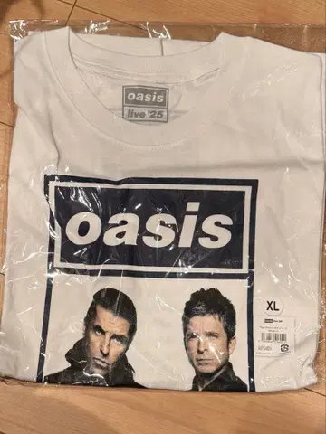 oasis live '25 월드 투어 T셔츠 XL 사이즈
