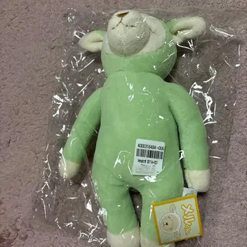 그린 컬러 양 봉제 인형 메루 군