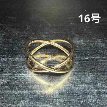 빈티지 패션 반지 골드 16호 모던 반지 개성있는