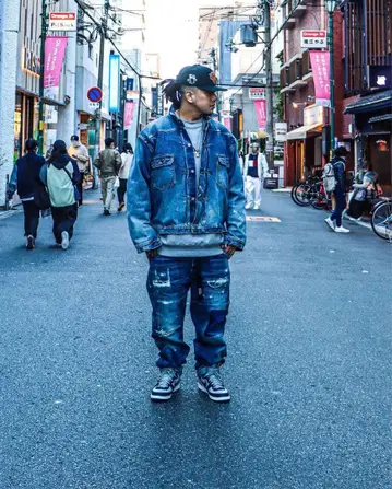 SAPEur 빈티지 데님 셋업