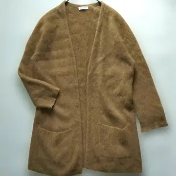 BEAUTY&YOUTH 헤어리 노카라 미들 가디건 다나카 아키코