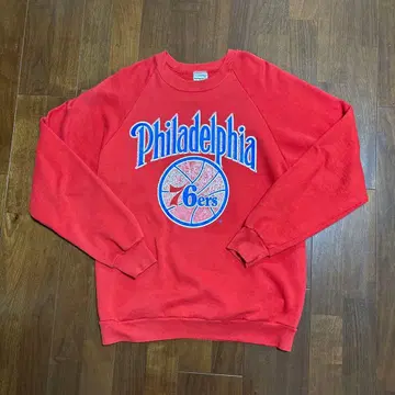 식서스 맨투맨 76ers 트레이닝복 미국제 구제 의류 NBA 레어템