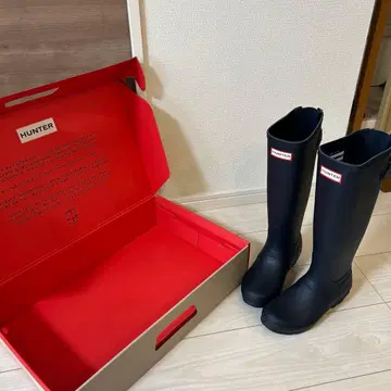 [ 미사용 ] HUNTER 오리지널 톨 레인부츠