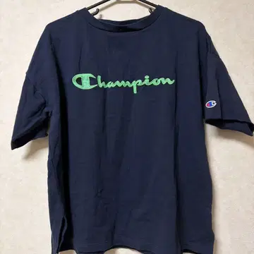 Champion 네이비 로고 맨투맨T셔츠 S