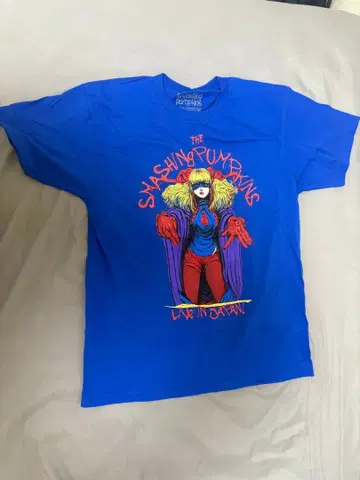 Smashing Pumpkins 스매싱 펌킨스 T셔츠 L 파랑 블루