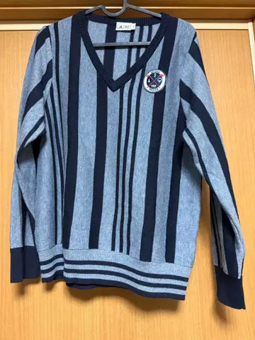 adidas 여성용 스웨터 L 그레이/네이비 새상품급 1회 착용