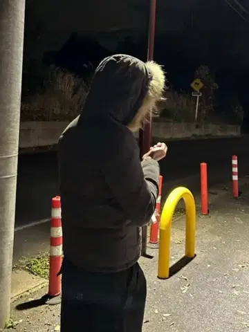 퍼 후드 다운 자켓 브라운 Y2K 그런지 시크 스타일 00s 갸루 남자