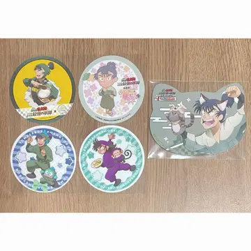 닌타마 란타로 콜라보 카페 코스터 난자 고양이형 카드 식만() 하마()