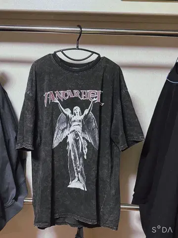 VANCAR HELL 천사 그래픽 T셔츠