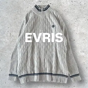 [새상품급] EVRIS 써니 하프 지퍼 니트 원피스 시게모리 사토미