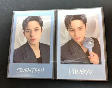 SEVENTEEN MINGYU 트레이딩 카드 사진 3장 세트