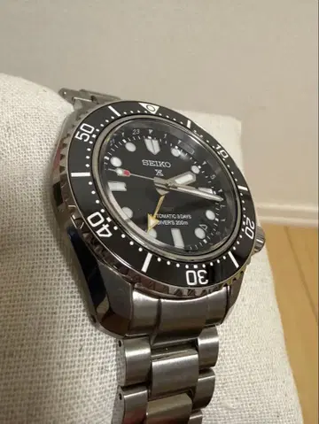 세이코 프로스펙스 SBEJ011 다이버 헤리티지 GMT 자동 와인딩