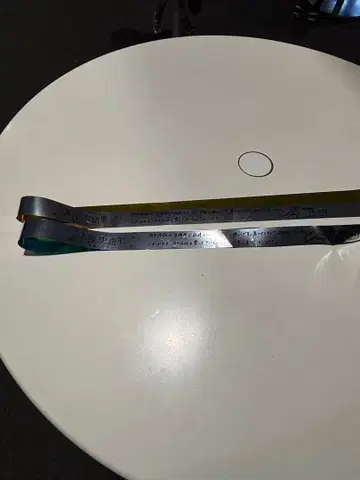 2일차 버전 쿠보 시오리 졸업 콘서트 은색 테이프 파랑, 금색 세트