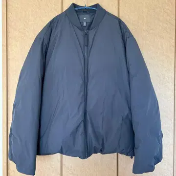 H&M 다운 자켓 XL 차콜그레이 남성용 리얼다운