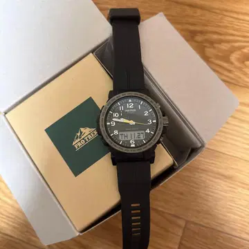 PRO TREK 전파 시계 블랙