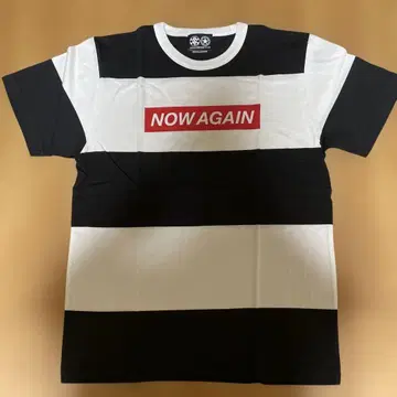 NOW AGAIN 스트라이프 티셔츠 STAR CLUB
