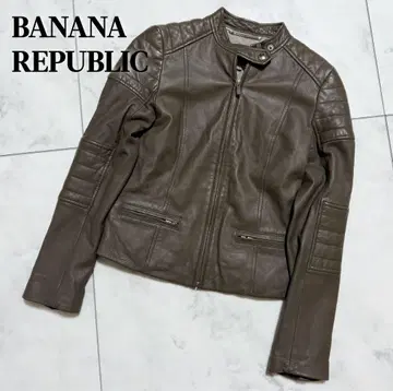 바나나리퍼블릭 가죽 라이더 자켓 XS leather