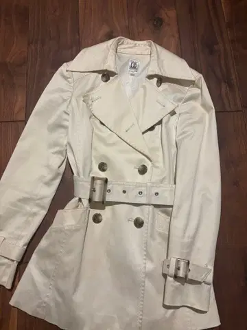 MK 미쉘클랑 더블 브레스트 트렌치코트 사이즈 38