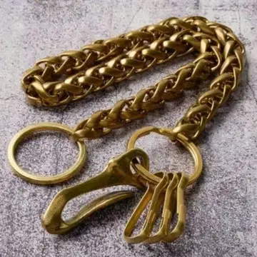 놋쇠 후크 지갑 체인 키체인 액세서리