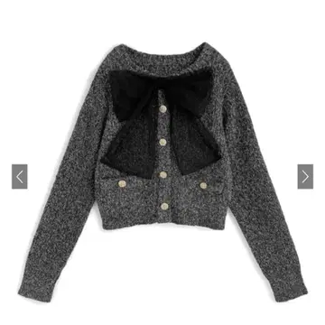 튤 리본 라메 니트탑[lt155]