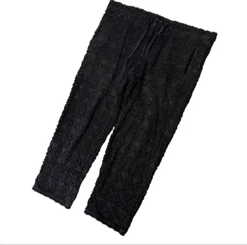 GLADHAND/아일랜드 팬츠/자카드/파일/블랙