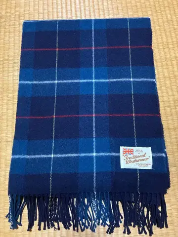 Traditional Weatherwear 블루 체크 스톨