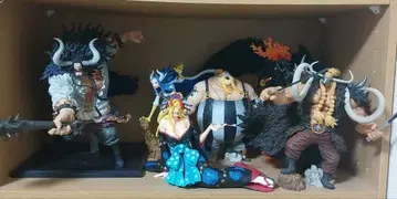 [ 상자 없음 ] 원피스 피규어 제일복권 백수 해적단 세트