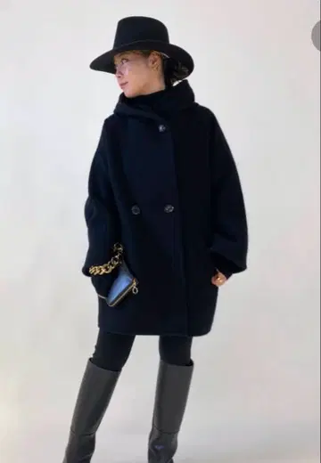 AP STUDIO 라이트 모사 오버 후디 코트 38 클리닝 완료