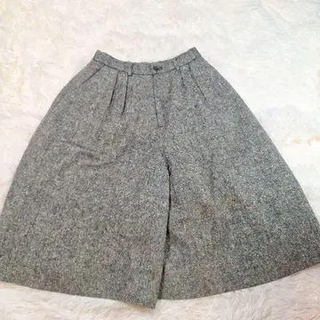 폴로 랄프로렌 트위드 큐롯 울 100% 그레이 계열 L 사이즈