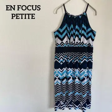 새상품급 EN FOCUS PETITE 슬리브리스 원피스 6P