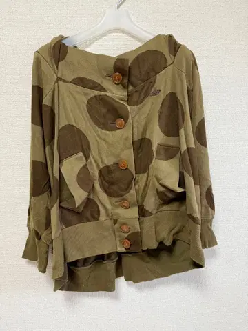 비비안 마녀 후드 도트 패턴 후드 맨투맨 사이즈 3