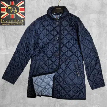 영국제 새상품급 LAVENHAM 라벤햄 퀼팅 자켓 38 네이비