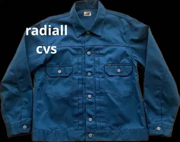 [ radiall ] cvs 워크 데님 자켓 블루