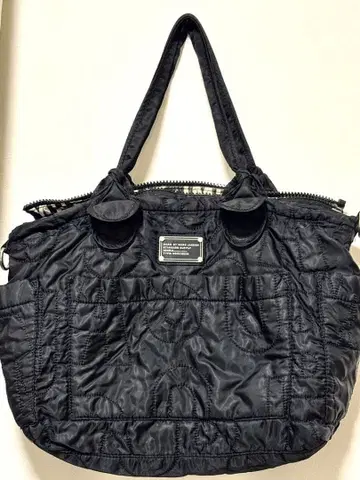 블랙 나일론 마더백