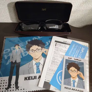 Zoff 아카아시 케이지 하이큐 안경 콜라보