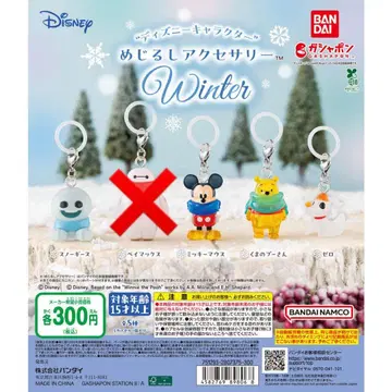 디즈니 메지루시 액세서리 winter 4개 세트